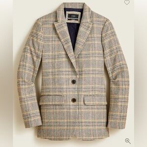 J. Crew Sommerset blazer in glen plaid English wool size 14